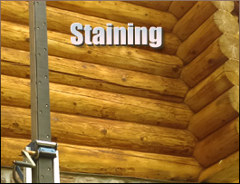  Halifax County, North Carolina Log Home Staining